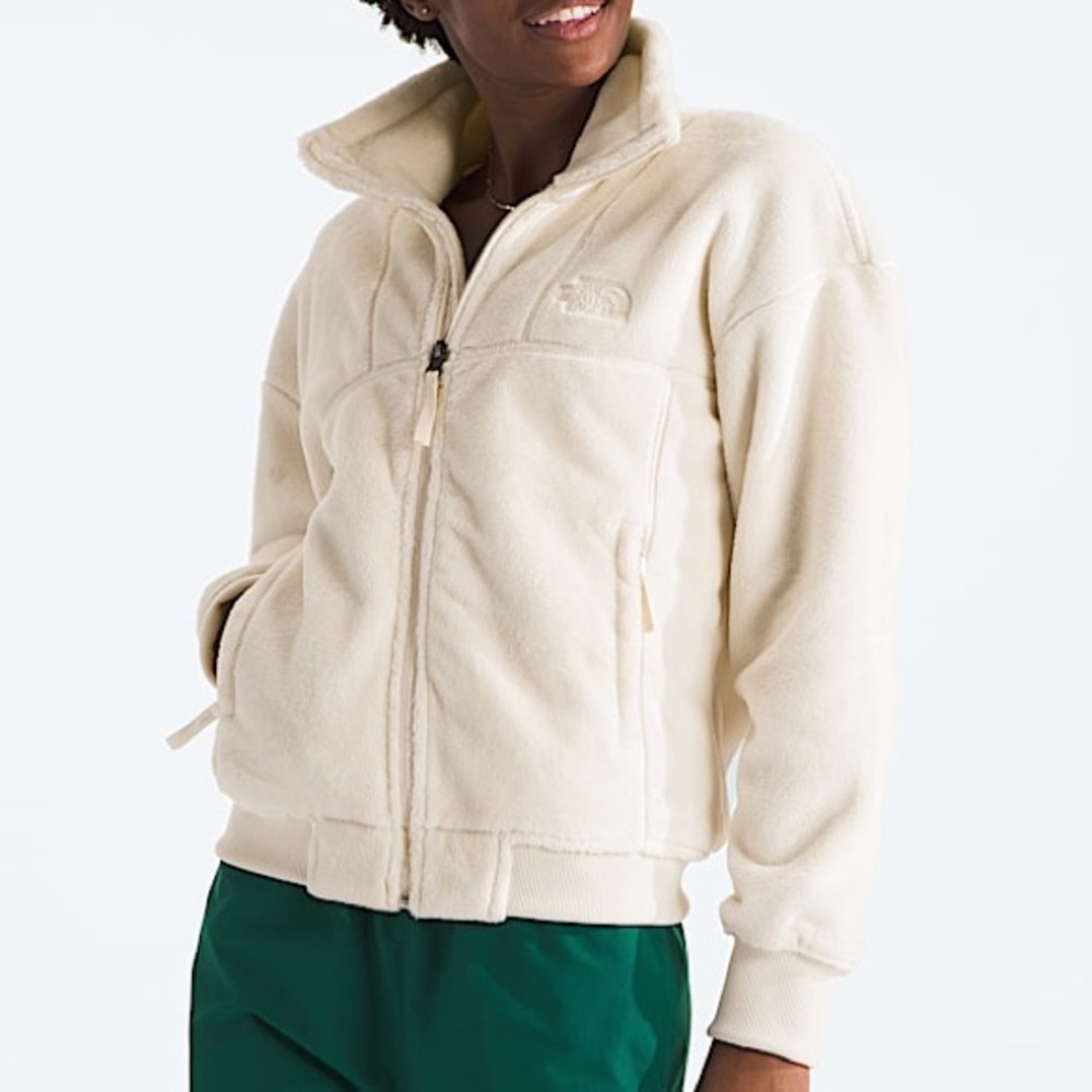 The North Face Women’s Osito Lux Jacket Teddy Fleece Full Zip Sweatshirt - Small